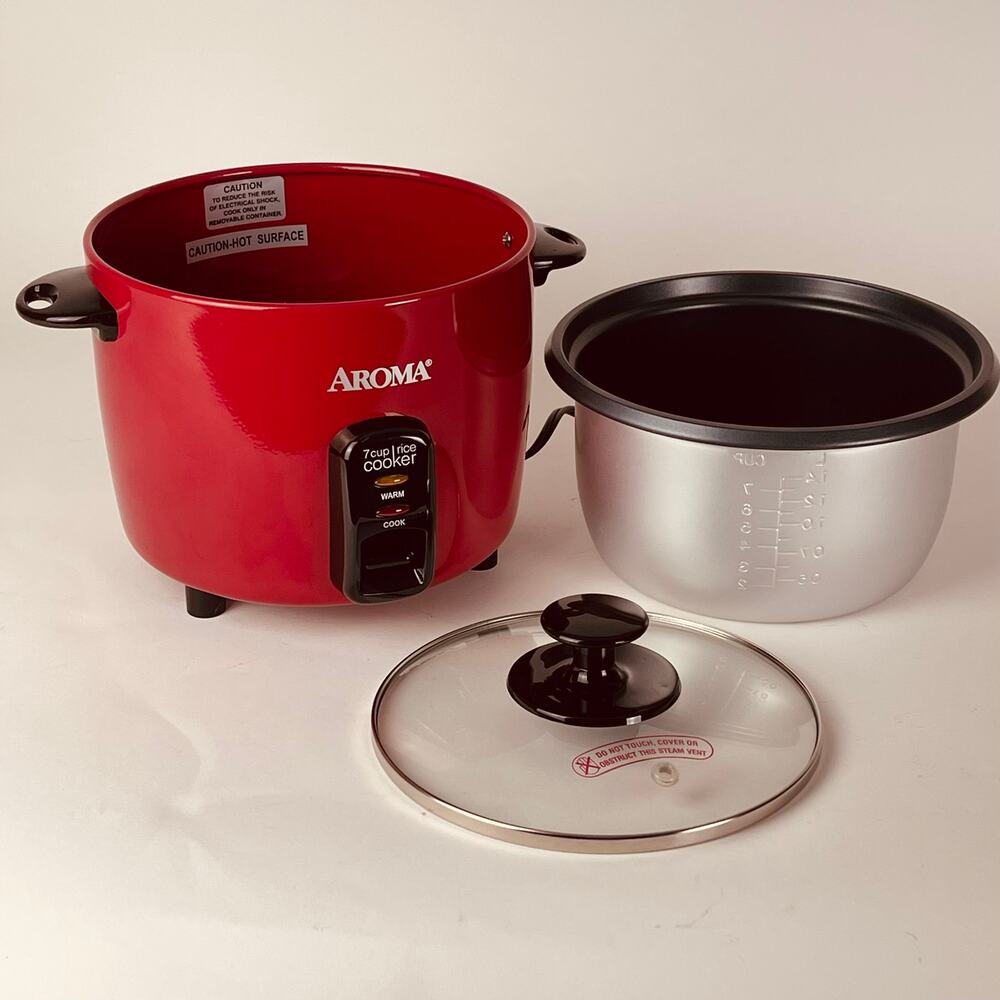 AROMA 7-cup Pot-Style Rice Cooker - Picture 4 of 5